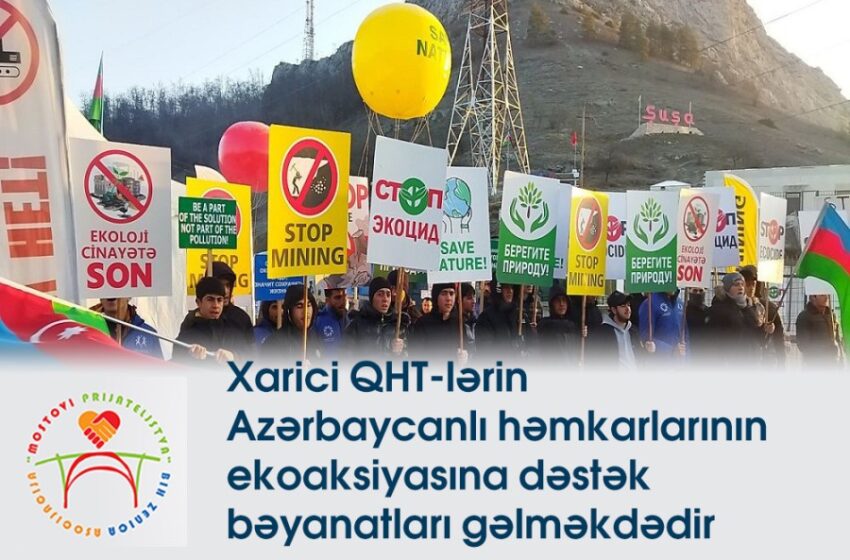  Xarici QHT-dən Laçın-Xankəndi yolundakı aksiyaya DƏSTƏK – ÖZƏL